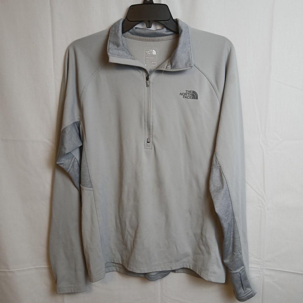 The North Face Gray 1/4 -‎ Zip Pullover Sweater - Men - Medium - See Description